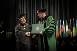 Graduate and President Wearden