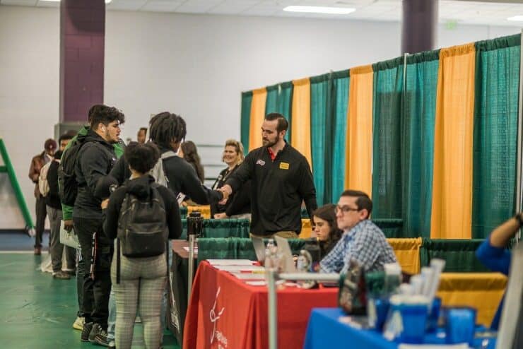 A student at connections day