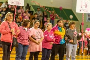 Cancer survivors at the Play4Kay game