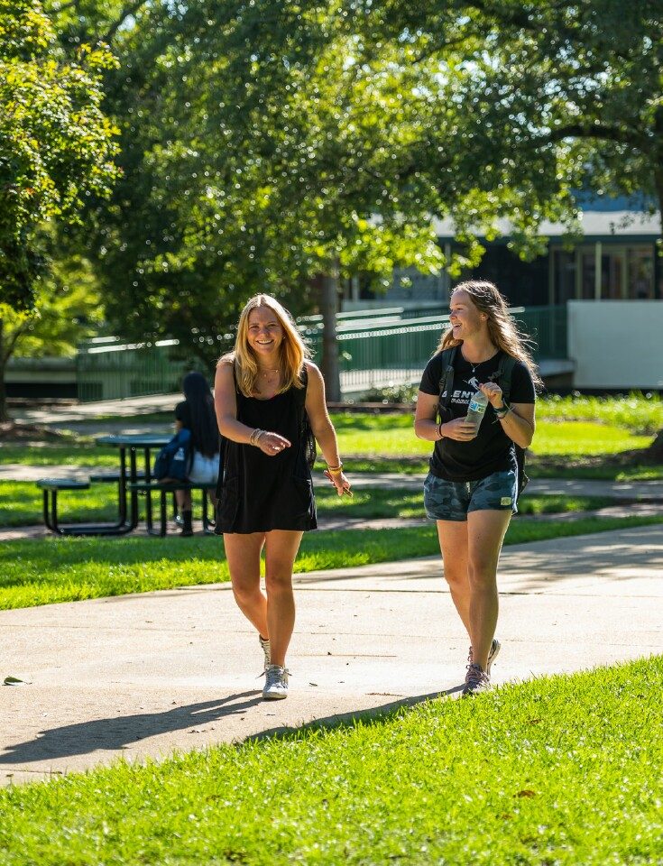 Students Walking to Class