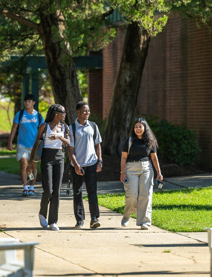 Students Walking to Class