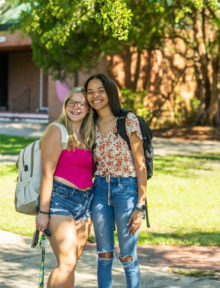 Students Walking to Class