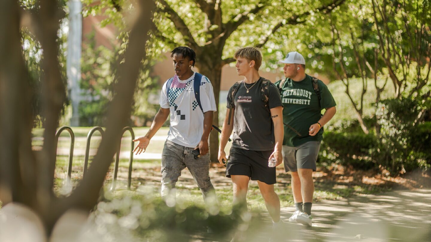 Students Walking to Class