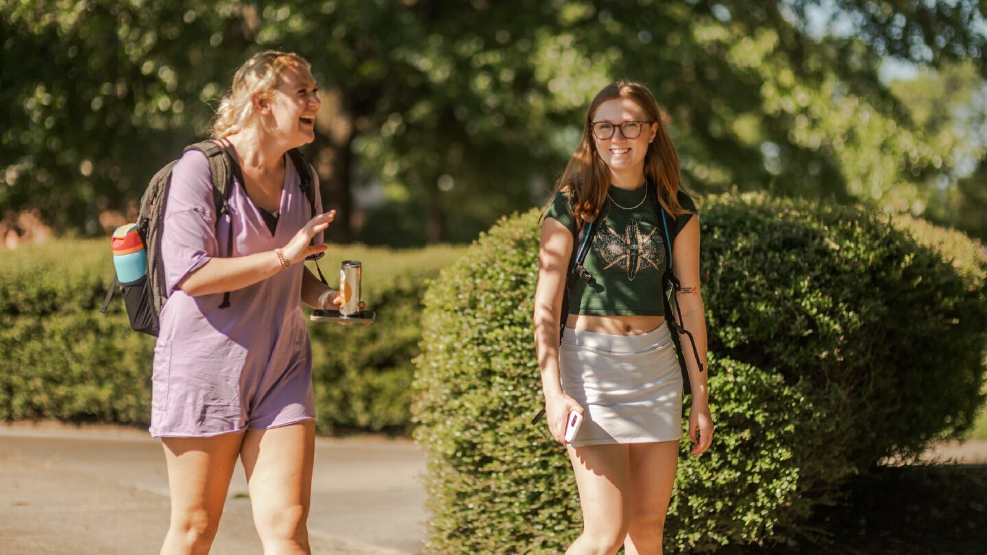 Students Walking to Class