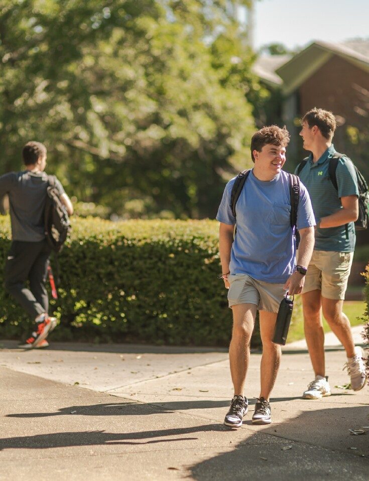 Students Walking to Class