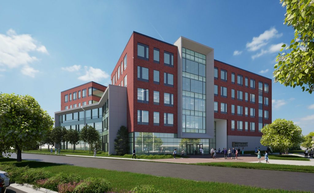 Artist Rendering of the Proposed Methodist University Cape Fear Valley Health School of Medicine entrance