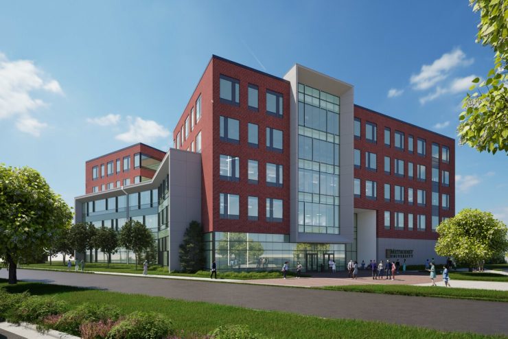 Artist Rendering of the Proposed Methodist University Cape Fear Valley Health School of Medicine entrance