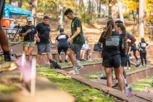 Students participate in the Step Up Challenge