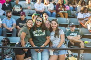 Fans at the Homecoming Football Game