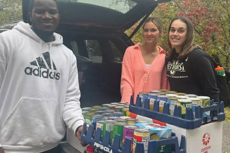 Student-Athletes make donations