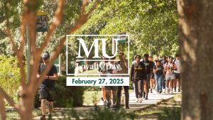 Loyalty Day image of students in the Quad