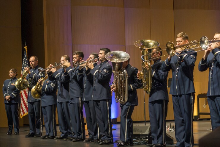 USAF Heritage Band, photo by Lev Birman