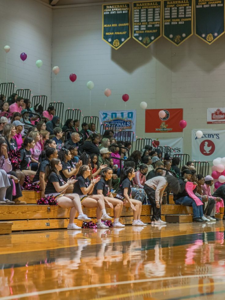 The crowd at the Play4Kay game