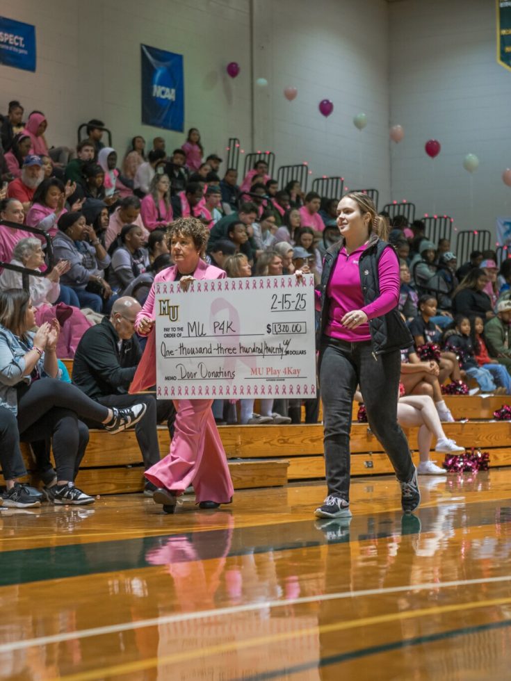 MU raised $1,320 in door donations alone for Play4Kay at the game